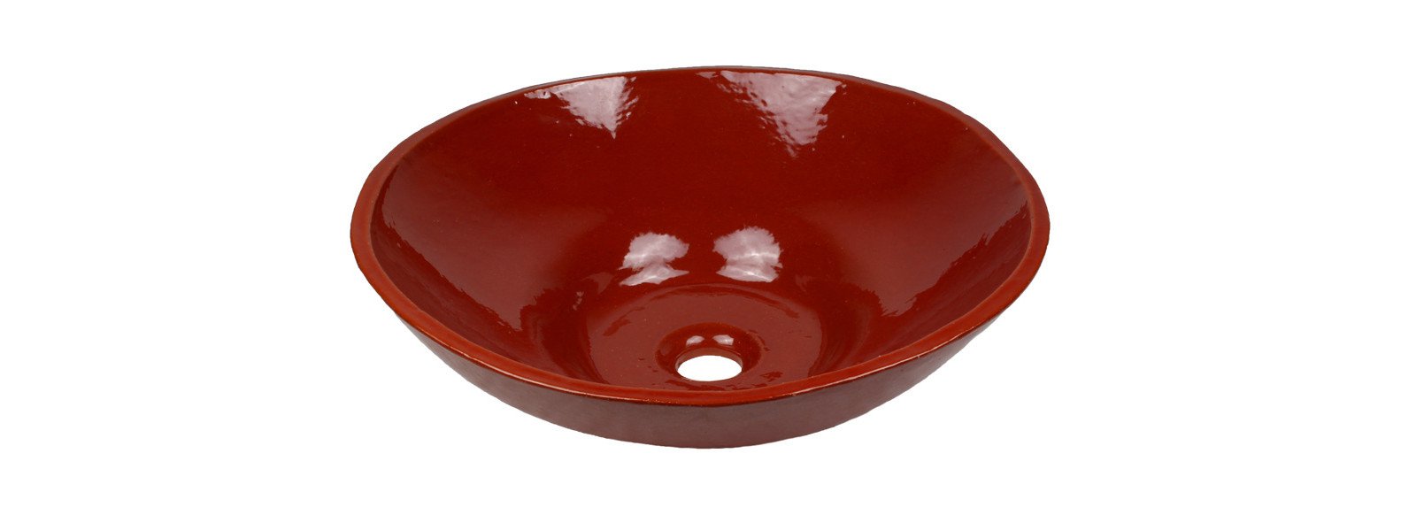 vasque a poser design rouge