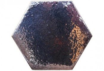 carrelage hexagonal noir